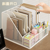 Office Desktop Metal File Organizer Rack for Desk