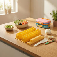 4 Pieces Sushi Making Tool Set Multi-Piece Sushi Shaper Set Round