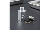 Easy Installation Oil Pressure Gauge Fitting Leakseamless Connection Oil Pressure Sensor Adapter Precise Thread Fit Aluminum Quick Connector Threaded for German Luxury Car 3 Series Owners, Car Repair, Garage