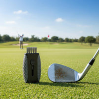 Two-Headed Head Golf Brush Compact Golf Club Brush for Driving Range
