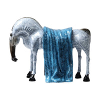 Horse Figurine Lustrous Horse Statue Glossy Equestrian Statue for Homeowners, Art Collectors, Study, Office