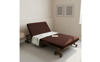 Folding Bed with Mattress Installation Rollaway Folding Bed Dense Foam Adjustable Lounger Cot for Guests, Hotel