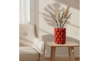 Tomato Vase Home Decor Decorative for Dining Table, Shelf