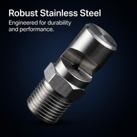 Stainless Steel Misting Nozzle, Low Pressure Mist Tip, Industrial Equipment Spray Nozzle, Cleaning D - Image 3