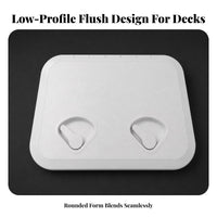 Low-Profile Marine Deck Hatch Cover