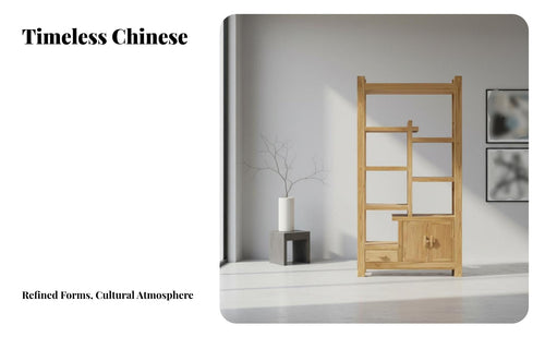 Traditional design Chinese Curio Cabinet Multi-Tiered Design Oriental Display Rack Vintage Aesthetic Room Divider Open Shelving for Collectors, Tea aficionados, Home Decorators, Entrypath, Office