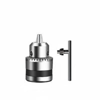 Self-Locking Ratchet Drill Chuck Quick Change Keyless Chuck Adapter Tool Accessory High Force for Construction