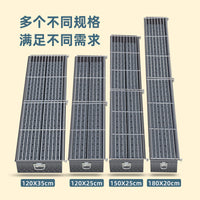 Commercial Outdoor Charcoal BBQ Grill Portable Thickened Large Roasting Oven for Fish and Meat