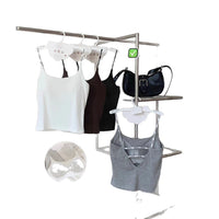Women's Early Autumn Letter Print Camisole Backless Hollow Out Tank Top