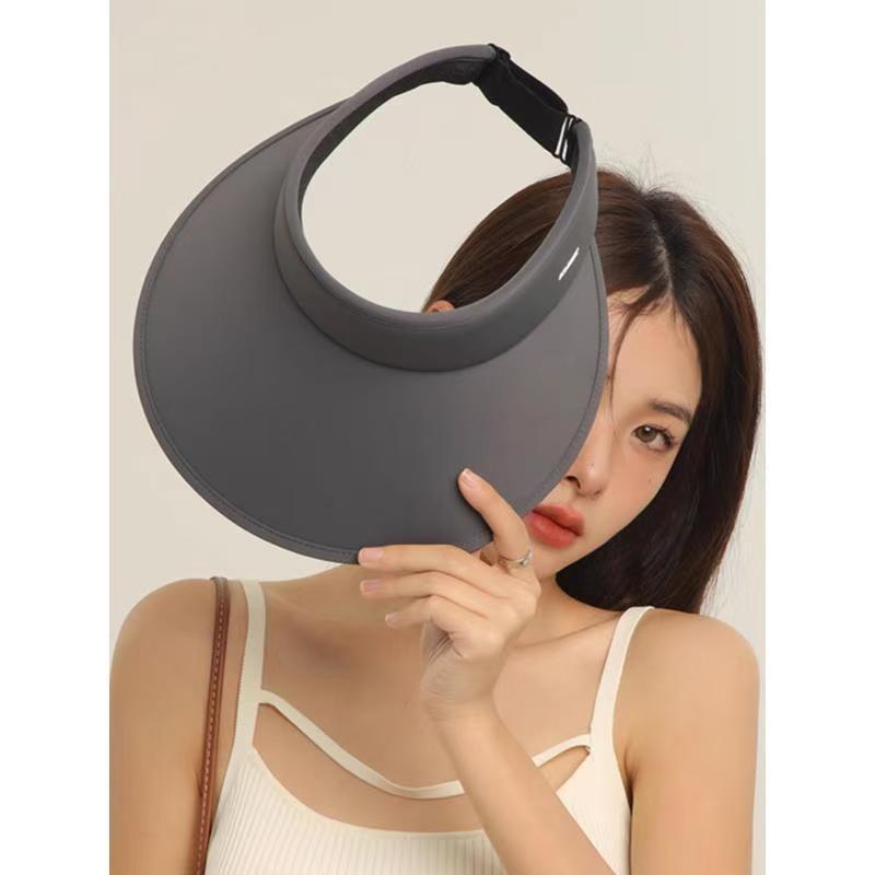 Unisex UV Protection Sun Visor Hat with Wide Brim for Outdoor Activities