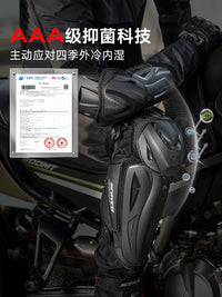 SAHOO Motorcycle CE2 Level Knee and Elbow Protector Set for Summer Riding