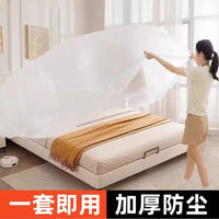 Disposable Elastic Dust Cover for Beds and Sofas, Thickened Furniture Protective Film