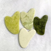 Jade Roller and Gua Sha Set for Face and Body Massage