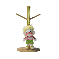 Cute Clown Plush Keychain Doll with Exploding Hair - 15cm