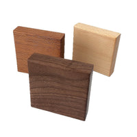 Wooden Display Base for Center Console, Round Walnut or Square Desktop Ornament Stand
