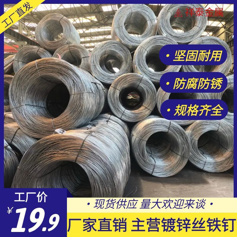 Galvanized Steel Binding Wire for Construction and Gardening