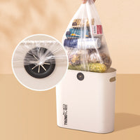 Slim Rectangular Trash Can for Kitchen, Bathroom, Living Room - Large Capacity, Open Top