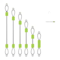 Silicone Fishing Line Splitter Anti-Tangle Double Hook Spacer for Sub-Lines