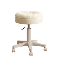 Adjustable Swivel Salon Stool with Wheels for Beauty, Hair, and Nail Technicians