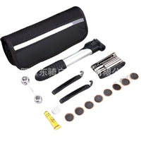 Bicycle Repair Tool Kit with Aluminum Alloy Pump for Mountain Bikes