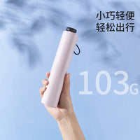 Ultra-Light 5-Fold Pencil Umbrella with UV Protection for Sun and Rain