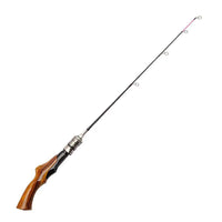 Portable Flat-Tail Ice Fishing Rod with Large Guide Ring