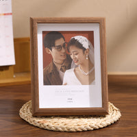 Wooden Hollow 3D Photo Frame for Tabletop or Wall Mounting, Multiple Sizes