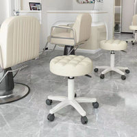 Adjustable Swivel Salon Stool with Wheels for Beauty, Nail, and Hair Salons