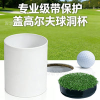 Golf Hole Cup Cover for Practice Green and Course Protection