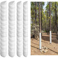 Adjustable Plastic Tree Trunk Protector for Young Plants and Saplings, Weather-Resistant Garden Accessory