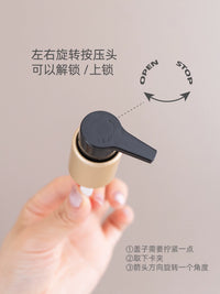 Premium PET Plastic Pump Bottle for Lotions, Shampoos, and Massage Oils