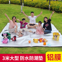 Extra Large Double-Sided Aluminum Film Moisture-Proof Picnic Mat for Beach Camping Tent