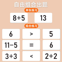 Math Flashcards for Kids, Addition, Subtraction, Multiplication, Division within 20, Early Education Learning Cards