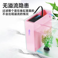 Desktop Aquarium with Integrated Filtration System for Home and Office