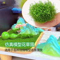 Miniature Flower Cluster Model for Dioramas and Scenery