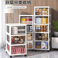 Slim Rolling Storage Cart with Drawers for Home and Office