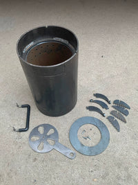Portable Outdoor Rocket Stove for Camping and Picnics - Efficient Wood Burning Cooker