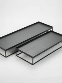 Japanese Zen Garden Solid Wood Tray Micro Landscape Base for Desktop Decor