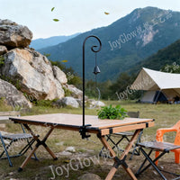 Portable Outdoor Camping Lamp Pole Stand for Desktop or Ground Use