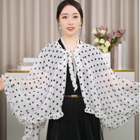 Sun Protection Cape Shawl Lightweight Breathable Cover-up