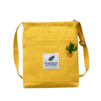 Women's Canvas Crossbody Bag, Casual Small Shoulder Purse for Students