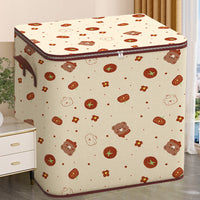 Large Capacity Quilt Storage Bag with Zipper, Waterproof and Moisture-proof, for Clothes, Comforters, Moving, and Organization