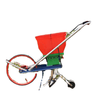 Manual Push Planter for Peanuts, Corn, Soybeans, Sesame, and Rapeseed - Seed and Fertilizer Applicator