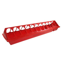 Anti-Spill Poultry Feeder for Chickens, Ducks, and Geese - Durable and Tip-Resistant