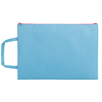 A4 Double-Layer Waterproof Zipper Document Bag with Handle for Students, Subject Classification, Test Paper Storage