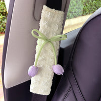 Tulip Car Seat Belt Shoulder Pad Cover for Kids & Adults, Anti-Chafe, All-Season