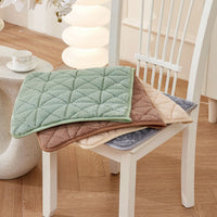 Plush Trapezoid Chair Seat Cushion, Thickened Seat Pad for Dining, Office, and Car Use
