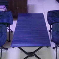 Portable Outdoor Roll-Up Camping Table for BBQ Picnic and Travel