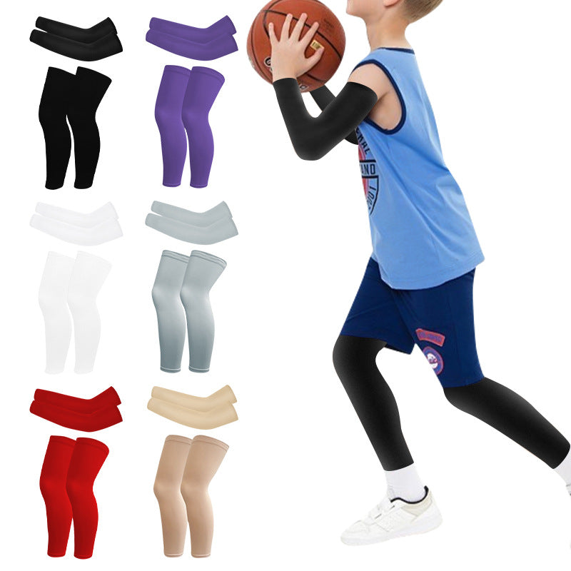 Kids' UV Protection Arm and Leg Sleeves for Cycling and Outdoor Activities