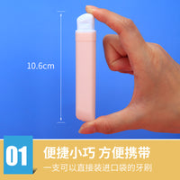 5-Pack Macaron Color Folding Toothbrushes - Portable Travel Toothbrush Set